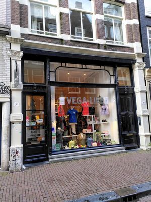 Façade at VEGA-LIFE in Amsterdam