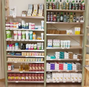 Find natural cosmetics and low waste products like wooden toothbrushes or locally made vegan soaps! at VEGA-LIFE in Amsterdam