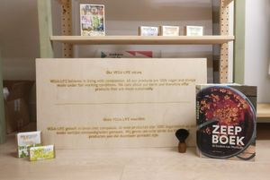 Our values are translated in our collection; we offer sustainable, fair products that are always vegan. at VEGA-LIFE in Amsterdam