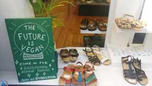 The future is vegan, and we are paving the way to a compassionate future together.  at VEGA-LIFE in Amsterdam