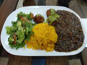 Menu del dia. Muy rica! at Prana Veggie in Quito