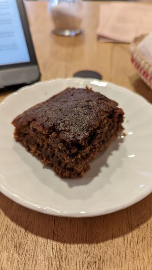 Brownie at Prana Veggie in Quito