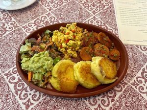Llapingacho  at Prana Veggie in Quito