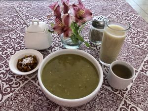 Green Soup  at Prana Veggie in Quito