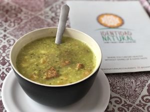 Sopa Andina  at Prana Veggie in Quito