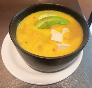 LOCRO DE PAPA - POTATO SOUP
A veganized traditional ecuadorian soup. at Prana Veggie in Quito
