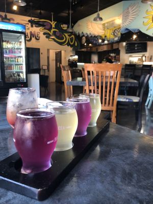 Mimosa flight  at The Panacea Restaurant in Wilmington