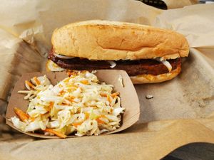 Riblet Hoagie with Southern Slaw at The Panacea Restaurant in Wilmington