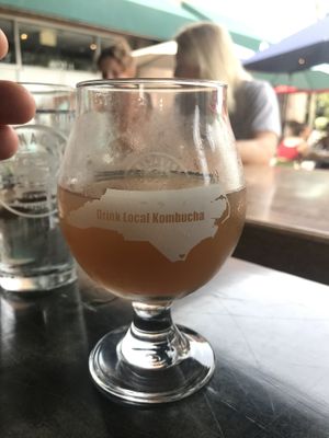 craft beers and kombucha  at The Panacea Restaurant in Wilmington