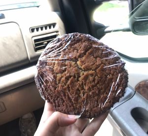 giant cookies- this ones peanut butter and was delightful  at The Panacea Restaurant in Wilmington