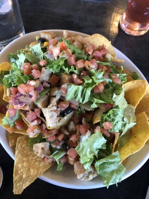 Nachos w/ chckn  at The Panacea Restaurant in Wilmington