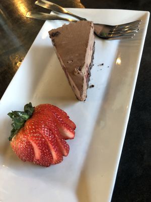 Chocolate covered strawberry cheesecake   at The Panacea Restaurant in Wilmington
