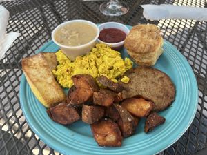 Hangover Platter  at The Panacea Restaurant in Wilmington