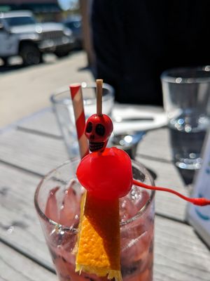 A little guy at The Panacea Restaurant in Wilmington