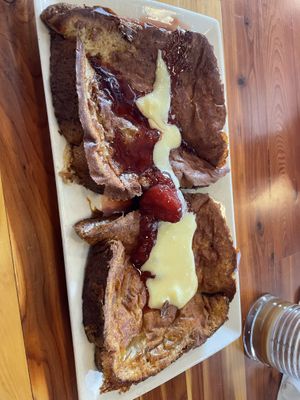 French toast  at The Panacea Restaurant in Wilmington