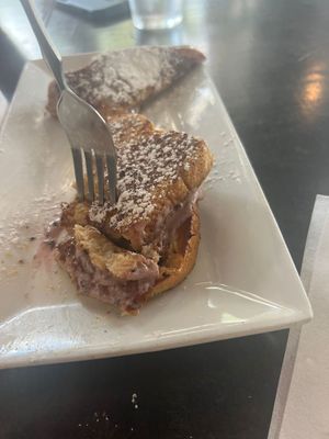 Blueberry stuffed French toast   at The Panacea Restaurant in Wilmington