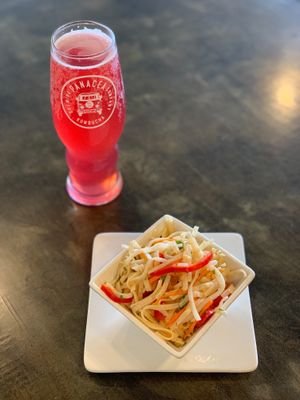 Thai Noodle Salad (gluten free).  at The Panacea Restaurant in Wilmington