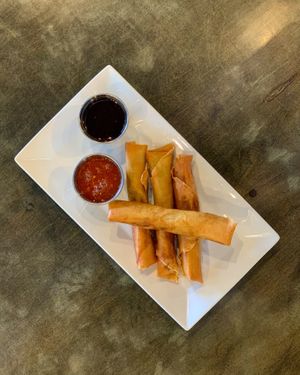 Veggie Spring Rolls  at The Panacea Restaurant in Wilmington