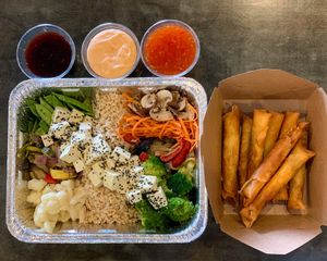 Tofu Stir Fry Family Meal  at The Panacea Restaurant in Wilmington