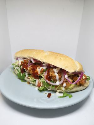 Jackfruit Sub (vegan)  at Falafel Sun in Colchester