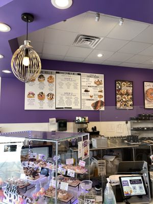The menu  at Cinnaholic in Schaumburg