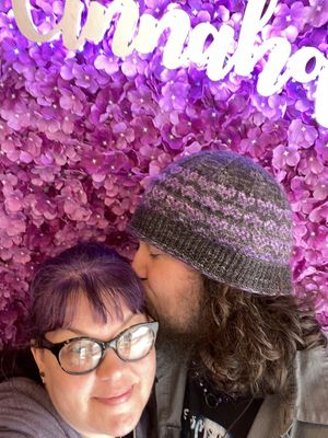 The photo station   at Cinnaholic in Schaumburg