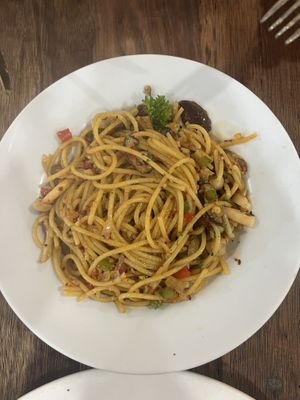 Pasta without cheesee  at Pizzarella Misokimch in Tanah Rata