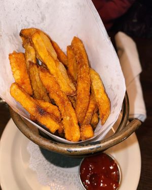Sweet potato fries  at Blind Faith Cafe in Evanston