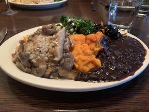 Macrobiotic Plate  at Blind Faith Cafe in Evanston