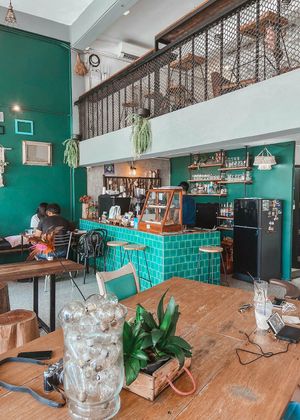 Inside the cafe at Rustic - Boho in Phitsanulok