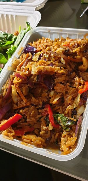 Vegan Stir Fry at Rafferty's Tavern in Warrnambool