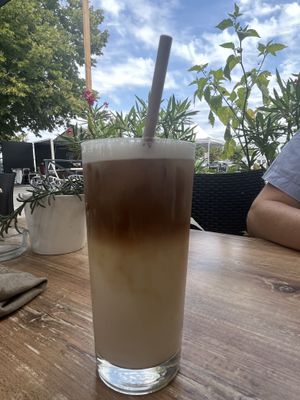 Iced coconut latte ❤️  at But First Coffee in Saumur