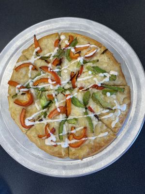 Bianca Pizza w/Extra Cheese - So YUM 🤤   at Pizzeria Halt in Modesto