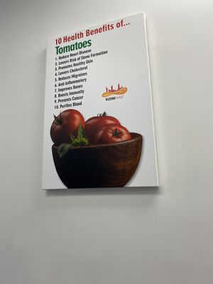 Pizzeria Halt Top Ten List Wall Art Displayed  at Pizzeria Halt in Modesto