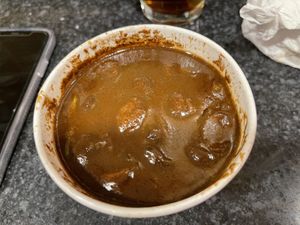 mushroom gumbo at Seed in New Orleans