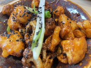 korean fried cauliflower  at Seed in New Orleans