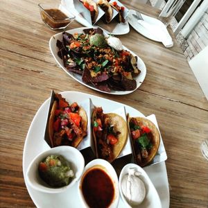 Vegan birthday celebration. at Seed in New Orleans