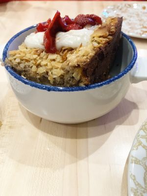 Tropical Bread Pudding  at Seed in New Orleans