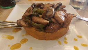 Timbal de champiñones at Como Decía Mi Padre Gastro Café in Tenerife