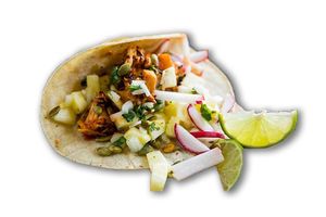 bbq jackfruit tacos at Rejoice in Geneva