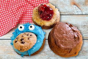 vegan and gluten free donuts at Rejoice in Geneva