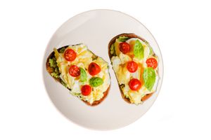 Protein avocado toast at Rejoice in Geneva