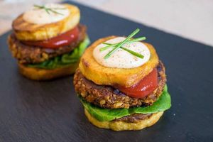 Mini Sweet Potato Sliders (V, DF, GF) at Rejoice in Geneva