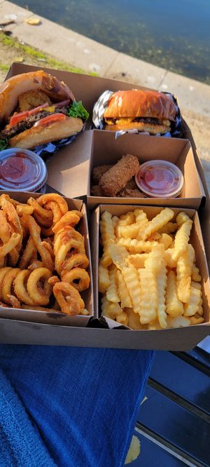 Amazing food at Malibu's Burgers in Oakland