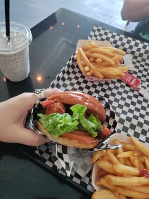 "" at Malibu's Burgers in Oakland