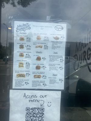   at Malibu's Burgers in Oakland