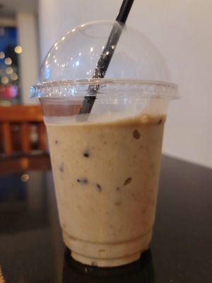 Milkshake (this is how they gave it to me, not full) at Malibu's Burgers in Oakland