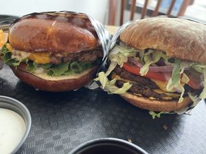   at Malibu's Burgers in Oakland