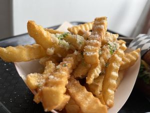   at Malibu's Burgers in Oakland