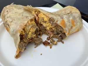   at Malibu's Burgers in Oakland